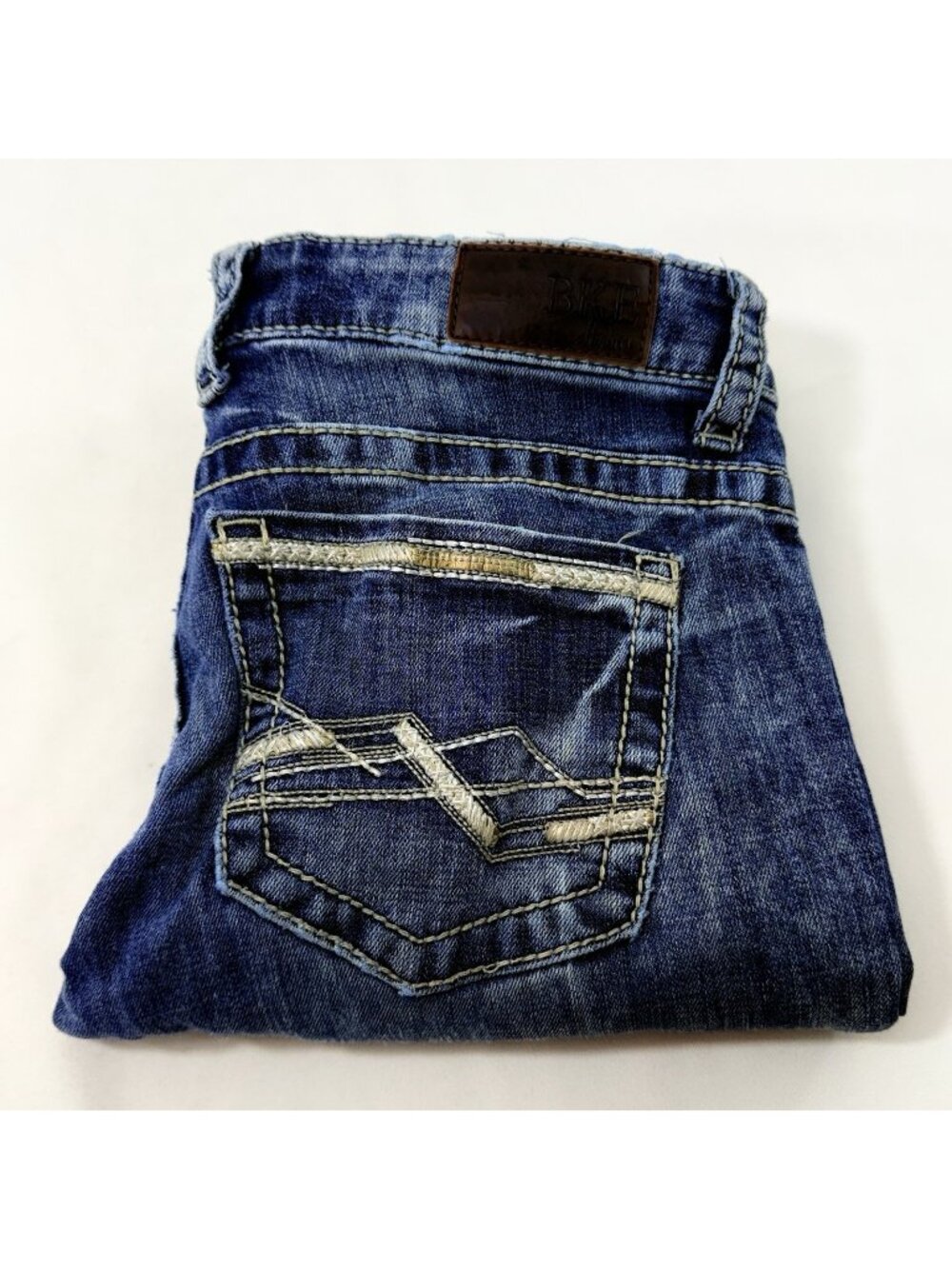Bke Culture Bootcut Jeans Women Size 29R Retro Western Distressed Torn Ripped